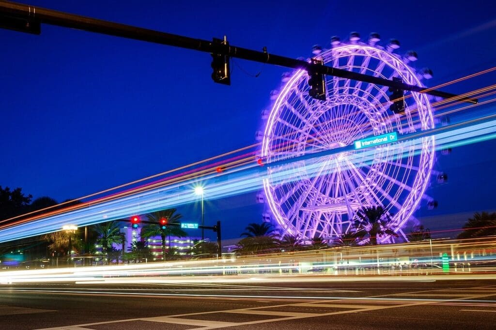 Apreciar a vista no Orlando Eye