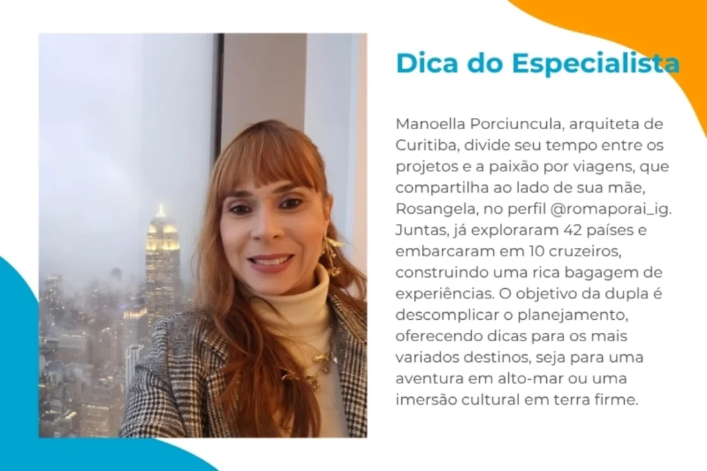 Viagem de cruzeiro - Bio (Parceiro)